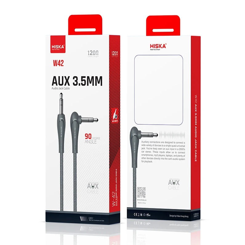 کابل AUX هیسکا مدل W42 طول 1.2 متر - 3104
