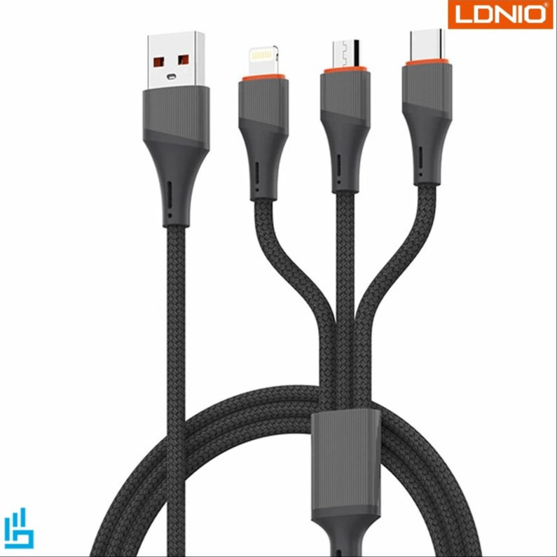 کابل شارژ چند کاره الدینیو LDNIO مدل LC96