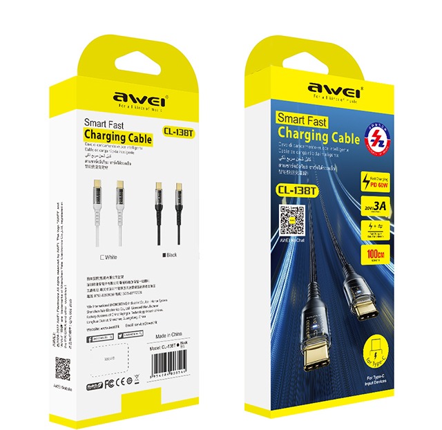 کابل AWEI CL138 TYPEC TO TYPEC