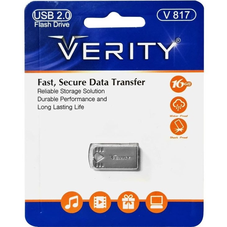 فلش مموری وریتی مدل V817 USB2.0 ظرفیت 16 گیگابایت