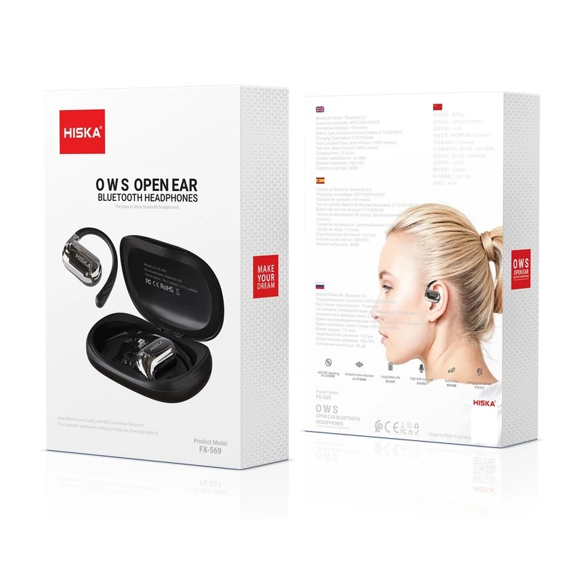 ایربادز بلوتوثی هیسکا مدل FX-569 - 3241