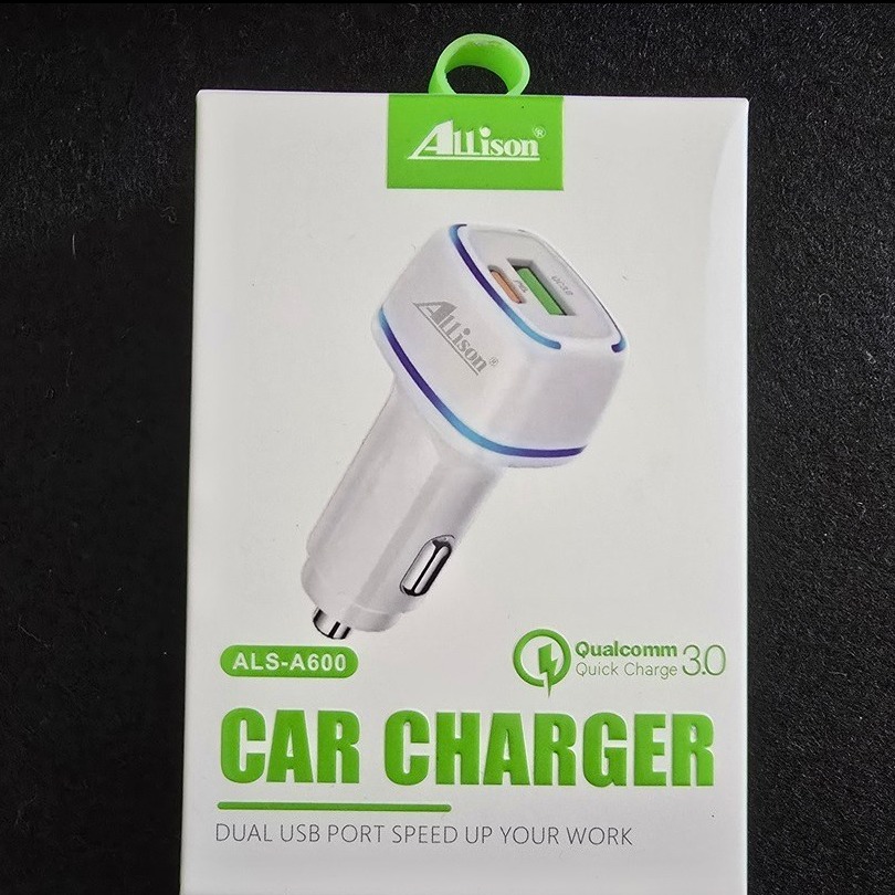 شارژر فندکی خودرو الیسون (ALLISON) مدل A600