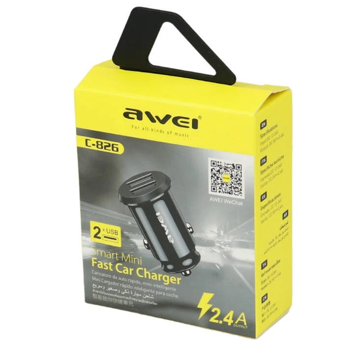 شارژر فندکی AWEI C826T
